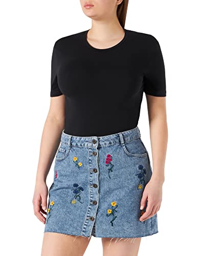 Desigual Womens FAL_Berna Rock, Blue, 34 von Desigual