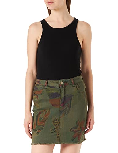 Desigual Womens FAL_Davos Rock, Green, 38 von Desigual