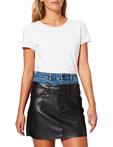 Desigual Womens FAL_Marie Curie Skirt, Black, L von Desigual