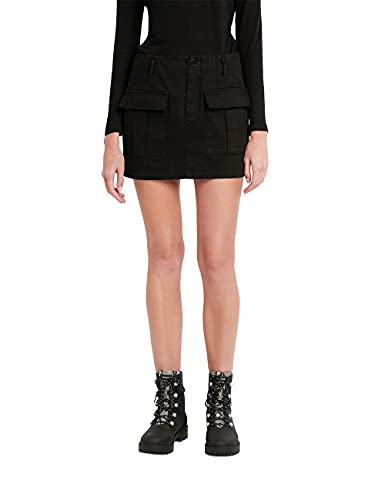 Desigual Womens FAL_Miami Skirt, Black, M von Desigual