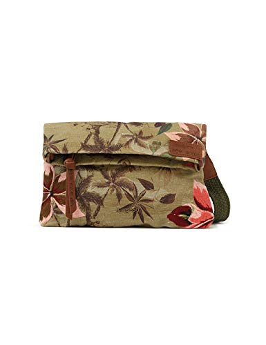 Desigual Womens Fabric Across Body Bag, Green, U von Desigual