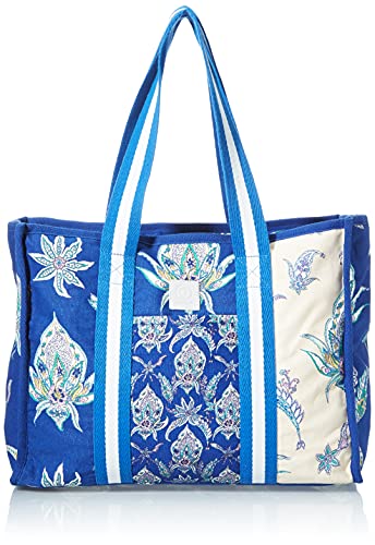 Desigual Womens Fabric Shopping Bag, Blue, U von Desigual