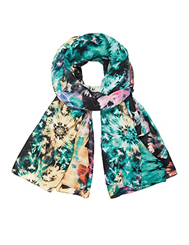 Desigual Womens Fou_Samara Multi RECTAN Fashion Scarf, Black, U von Desigual