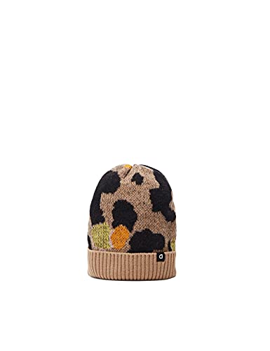 Desigual Damen Hat_ Leopard Cold Weather Hat, Brown, Einheitsgröße EU von Desigual