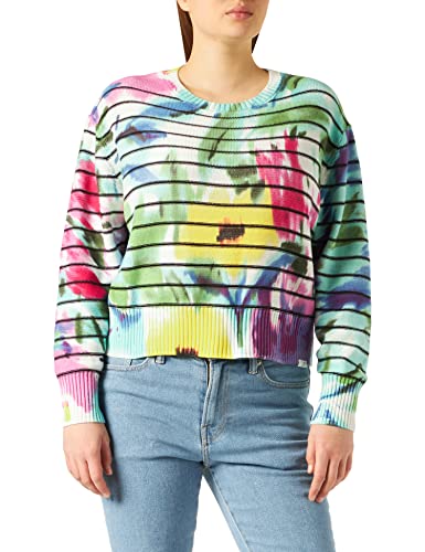 Desigual Damen Jers_hipolita Pullover, Weiß, XL EU von Desigual