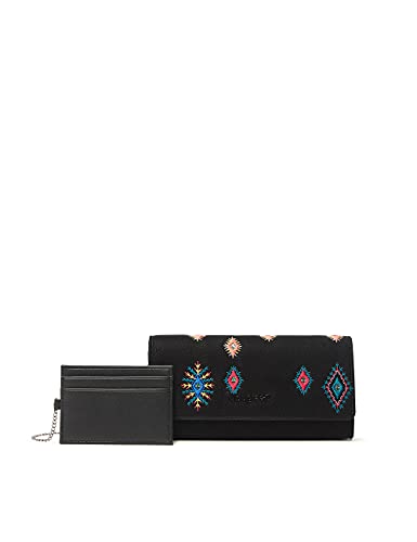 Desigual Womens Mone_July TRIBU MARIONA Accessory-Travel Wallet, Black, U von Desigual