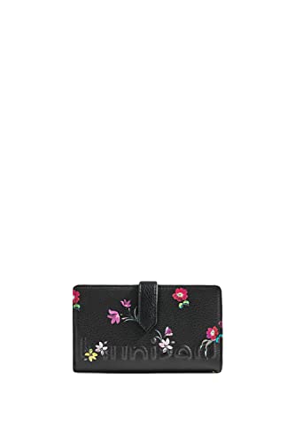 Desigual Womens Mone_Little BIA PIA Mediu Reisezubehör-Brieftasche, Black von Desigual