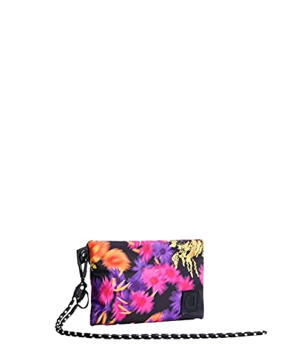 Desigual Womens Mone_Misty Flower PRISCIL Reisezubehör-Brieftasche, Black von Desigual