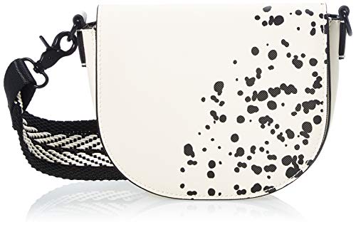 Desigual Womens PU Across Body Bag, White, U von Desigual