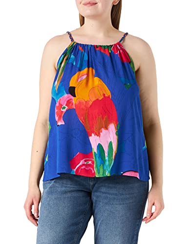 Desigual Womens RODAS Bluse, Blue, M von Desigual