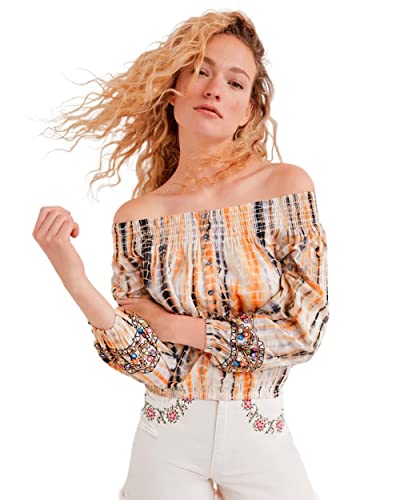 Desigual Womens Savanna Bluse, Orange, S von Desigual