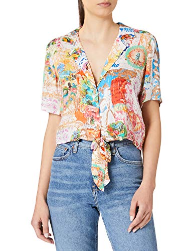 Desigual Womens TOP_Bali Swimwear Cover Up, White, L von Desigual