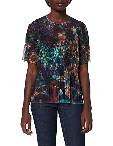 Desigual Damen Ts_florence Night T Shirt, Grün, L EU von Desigual