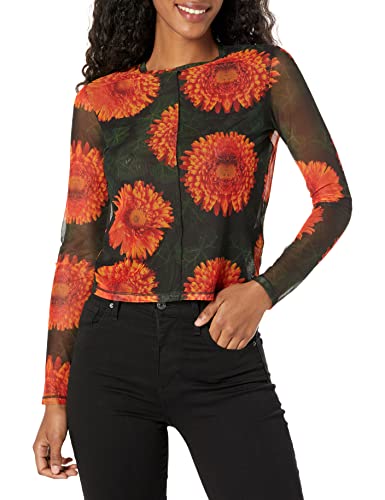 Desigual Womens TS_GAILA T-Shirt, Orange, L von Desigual