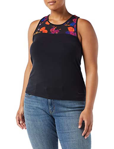 Desigual Womens TS_Kite T-Shirt, Black, M von Desigual