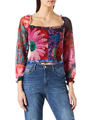 Desigual Womens TS_LILA T-Shirt, Black, M von Desigual