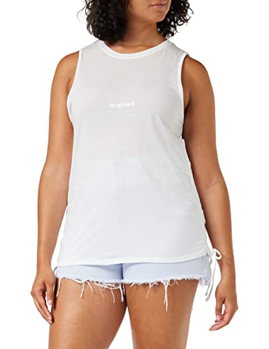 Desigual Womens TS_Tulum T-Shirt, White, S von Desigual