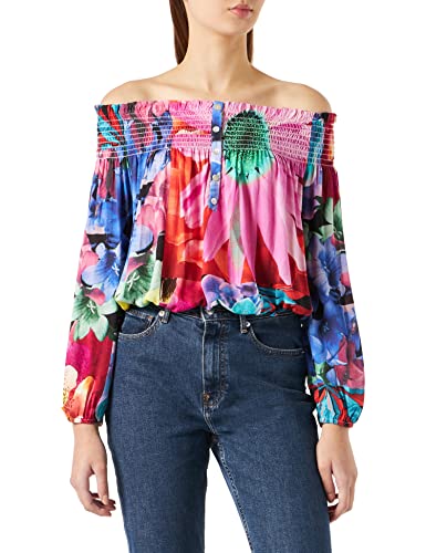 Desigual Womens Travis Bluse, Multicolor, XL von Desigual