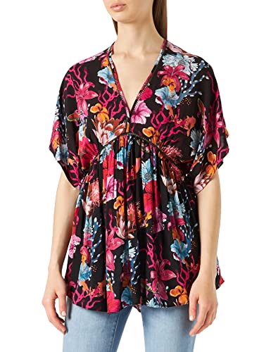 Desigual Damen Vest_Angelina berwurf f r Schwimmbekleidung, Schwarz, XL EU von Desigual