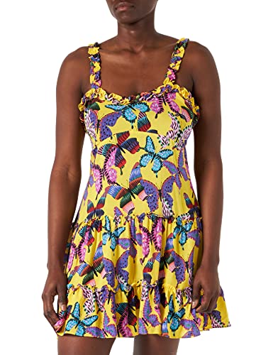 Desigual Womens Vest_CRISTHI Überwurf für Schwimmbekleidung, Yellow, M von Desigual