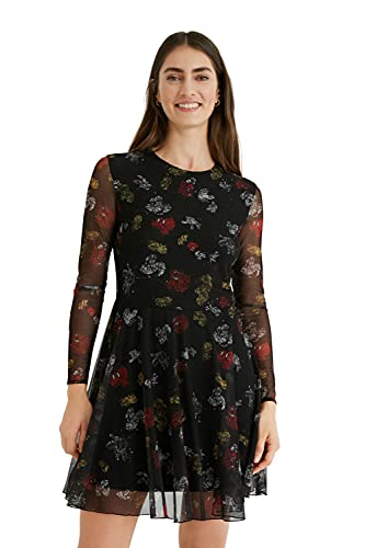 Desigual Womens Vest_Mickey Lovers Casual Dress, Black, L von Desigual