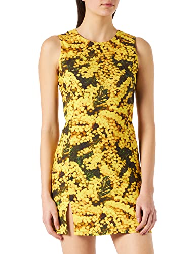 Desigual Womens Vest_Mimosa Lässiges Kleid, Yellow, S von Desigual