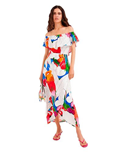 Desigual Womens Vest_PAHOA Lässiges Kleid, Multicolor, XL von Desigual