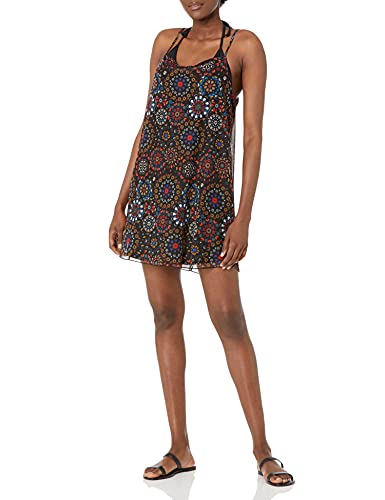 Desigual Womens Vest_Zanzibar Swimwear Cover Up, Black, L von Desigual