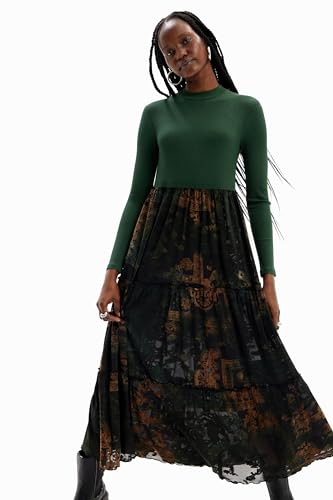 Desigual Damen Vest_Lena Dress, Grün, M EU Desigual Damen Vest_Lena Dress, Grün, M EU von Desigual