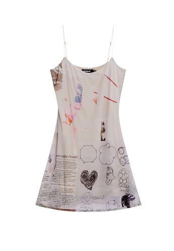 Vest_Light Collage_LACRO, 6008 BEIGE, XL von Desigual