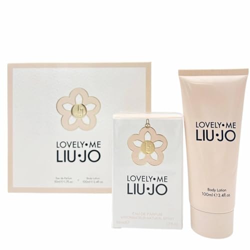 Liu Jo Lovely Me Geschenkset für Damen, Eau de Parfum, Spray 50 ml und parfümierte Körpercreme 100 ml von Desire Fragrances