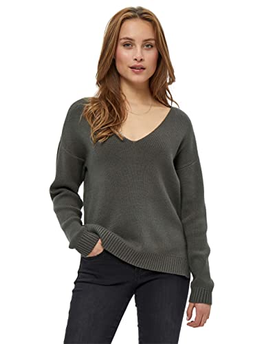 DESIRES Damen Amabel Long Pullover Grün M von Desires