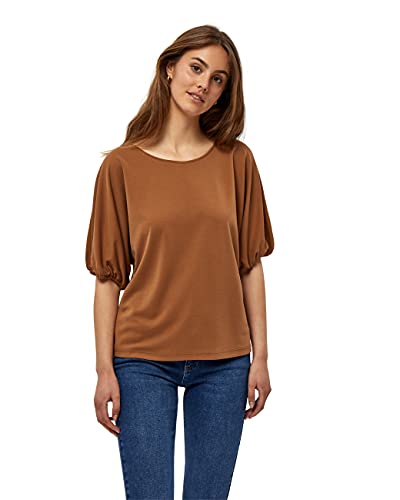DESIRES Damen Elara Bluz Bluse, 5003 Rubber Brown, S EU von Desires