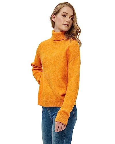 Desires Damen GEA Pullover mit hohem Kragen, 6210M Dark Cheddar Melange, XXL von Desires