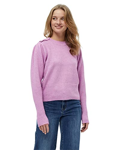 DESIRES Damen Gea Pullover mit Knöpfen Violett S von Desires