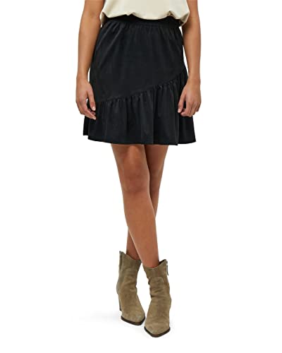 DESIRES Damen Jalena Kurzer Rock Schwarz XXL von Desires