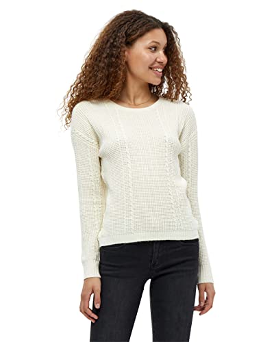 DESIRES Damen Jea O-neck Pullover Weiß S von Desires