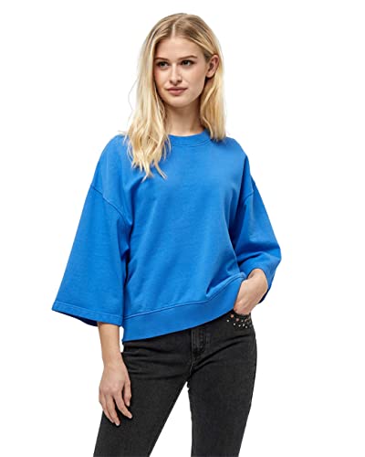 DESIRES Damen Kaia Sweatshirt 3/4 Blau Xs von Desires