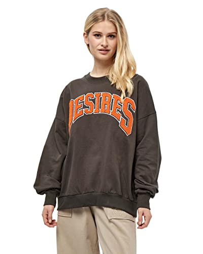 DESIRES Damen Kyra Gots Logo Sweat Grün XXL von Desires