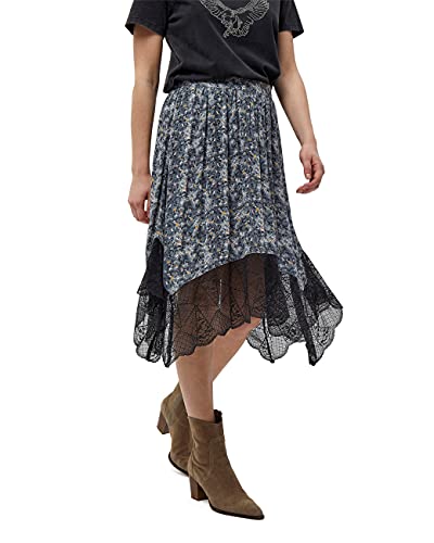 Desires ,Women's ,Elise Skirt, 2931P TROOPER BLUE PR ,L von Desires