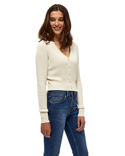 Desires ,Women's ,Geisha Rib Cardigan, 0011 GARDENIA ,XL von Desires