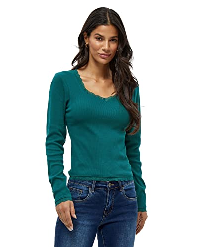 Desires Damen Dareen GOTS Lace LS, Atlantic Deep, XXXXL von Desires