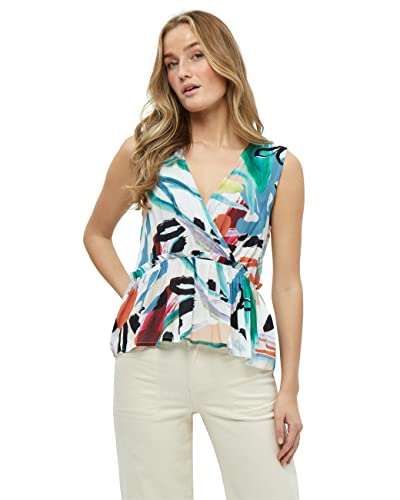 Desires Damen Destiny Top Ärmelloses Oberteil, 0011P Gardenia Print, S von Desires