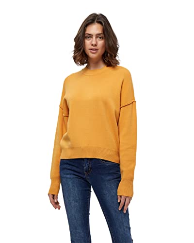 Desires Damen Gabi Pullover, Gold/Aprikosengelb, XX-Large von Desires