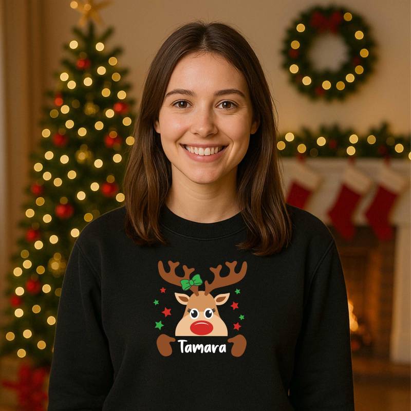 Weihnachtspullover, Rentier Pullover, Papa, Mama Geschenk Weihnachten, Geschenkidee Weihnachtsgeschenke Herren von Desiresticker