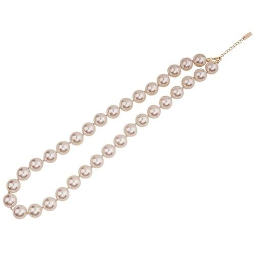Verstellbare klassische Perlenkette, 40 cm + 3 cm Länge, 0,6 cm Perlen, perfekt für den Alltag von Frauen von Deskium