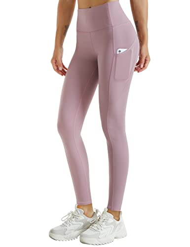 Desol Damen Yogahose mit 3 Taschen,Hohe Taille Sport Leggings Lange Yoga Pants Blickdicht Yogatights Fitnesshose von Desol