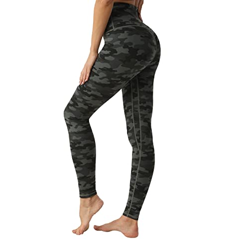 Desol Sport Leggings Damen, Lange Blickdicht Sporthose Hohe Taille Yoga Leggings Laufen Gym Bauchkontrolle Tights von Desol