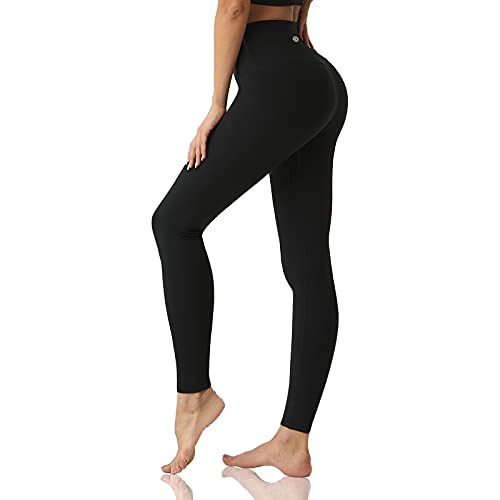 Desol Sport Leggings Damen, Lange Blickdicht Sporthose Hohe Taille Yoga Leggings Laufen Gym Bauchkontrolle Tights von Desol