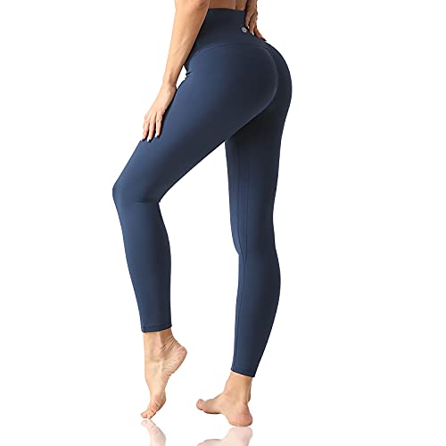 Desol Sport Leggings Damen, Lange Blickdicht Sporthose Hohe Taille Yoga Leggings Laufen Gym Bauchkontrolle Tights von Desol